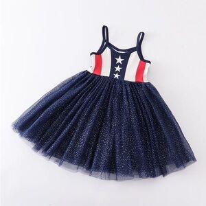 Patriotic sparkle tulle dress NEW girl’s patriotic dress
